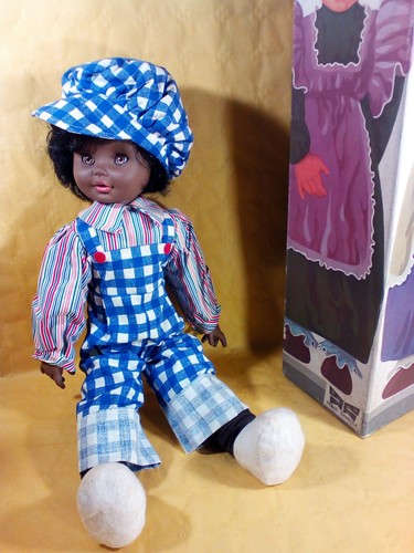 Funky doll 1974 morbida black - doll,